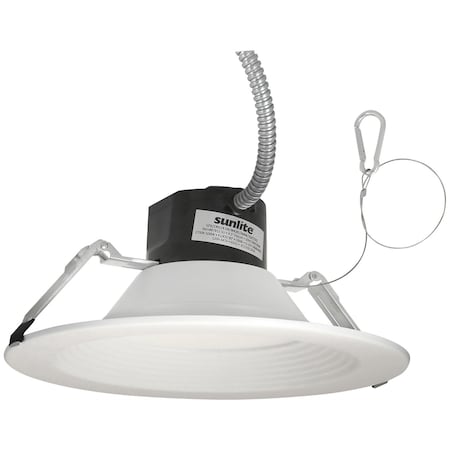 Sunlite 9.5-in. LED Recessed Downlight Fixture, Power Selectable 20W/30W/40W, 5000 Lumens, CCT Switch 87811-SU